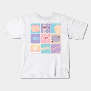 Twice "What is Love?" Pattern Kids T-Shirt